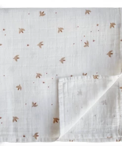 Mushie GIFT Muslin Swaddle Blanket Organic Cotton