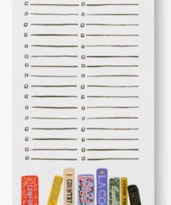 Rifle Paper Co Shopping To Do Notepad