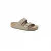 Birkenstock Arizona Vegan In Khaki Shoes