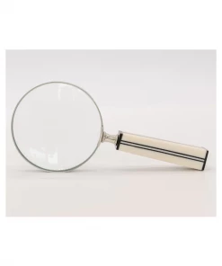 Sagebrook Black Stripe Magnifying Glass Home Decor