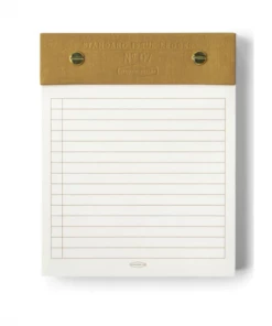Designworks GIFT Post Bound Note Pad Ochre
