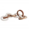 Creative Co-op Wood And Marble Chain Links