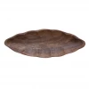 Creative Co-op Wood Leaf Dish Decorative Bowls