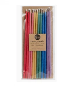 Knot & Bow Beeswax Tall Birthday Candles