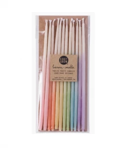 Knot & Bow Beeswax Tall Birthday Candles