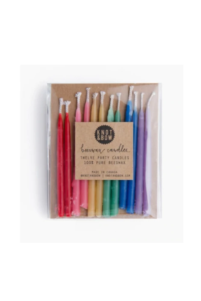Knot & Bow Beeswax Birthday Candles Candles & Accessories