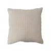 Creative Co-op Chenille Pillow With Kantha Stitch