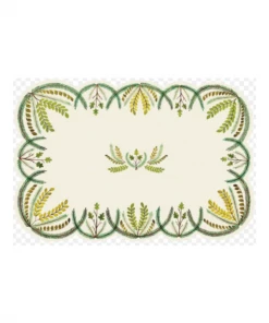 Hester & Cook Scalloped Seedling Placemat