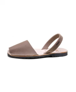 Avarcas USA Pons: Leather Sandal In Taupe
